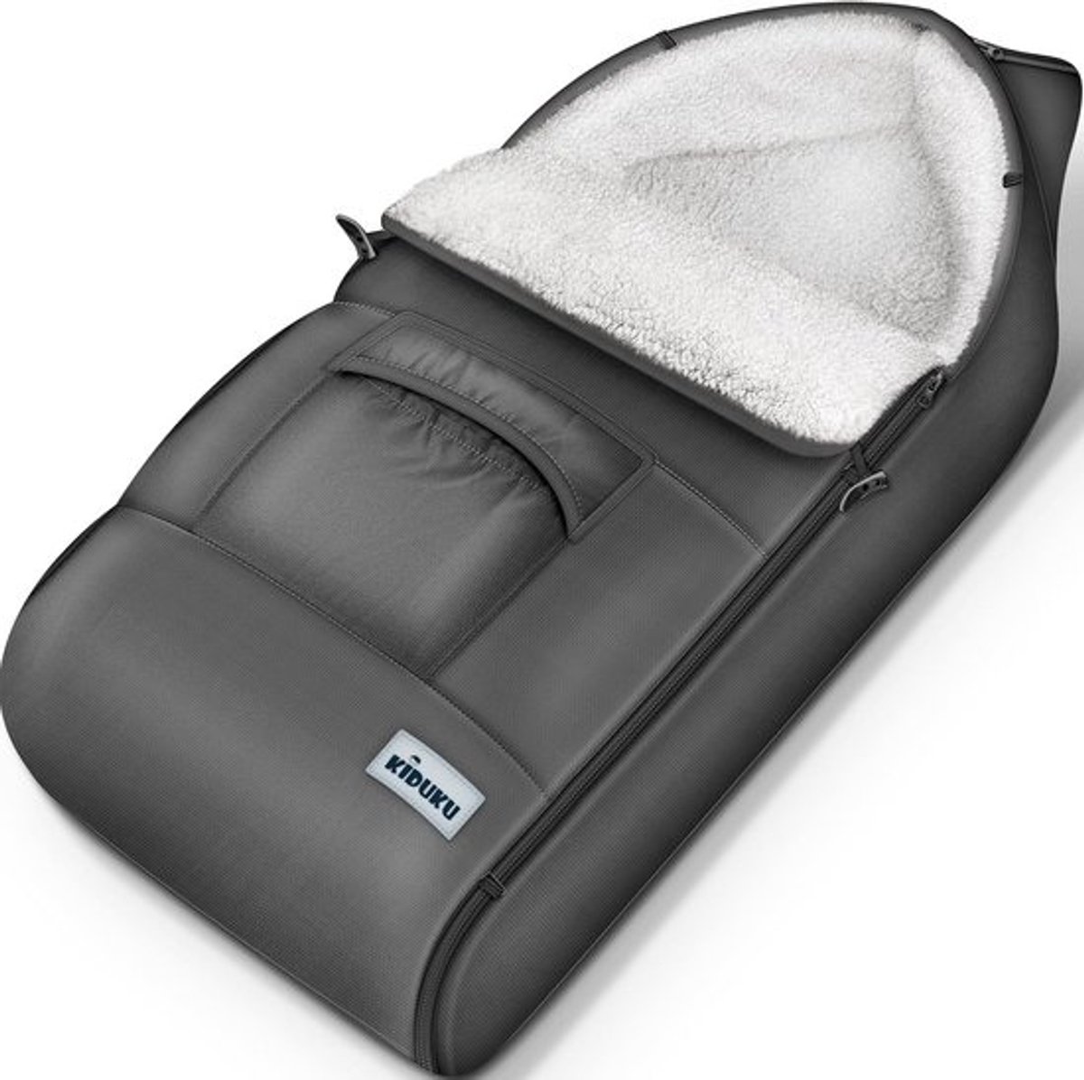 Wintervoetenzak voor Kinderwagen en Buggy - Wasbare Babyvoetenzak met Ritssluiting en Tas, 95x50 cm