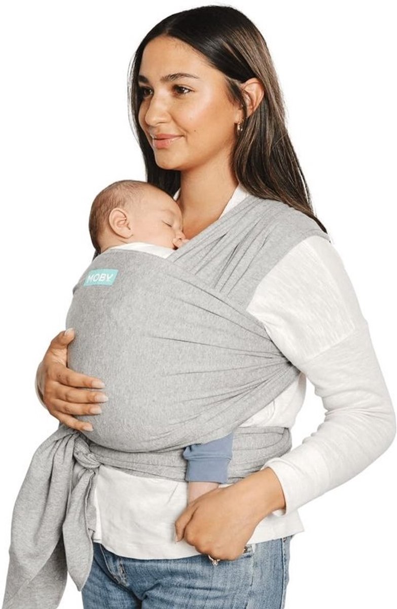 Verstelbare Baby Draagzak voor Pasgeborenen en Peuters - Huid-op-Huid Contact - Comfortabele en Functionele Babyhouder - Geschikt voor Alle Lichaamstypes - Tot 15 kg - Grijs