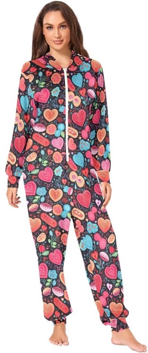 Comfortabele Dieren Onesie voor Volwassenen - Pyjama met Rits & Zakken