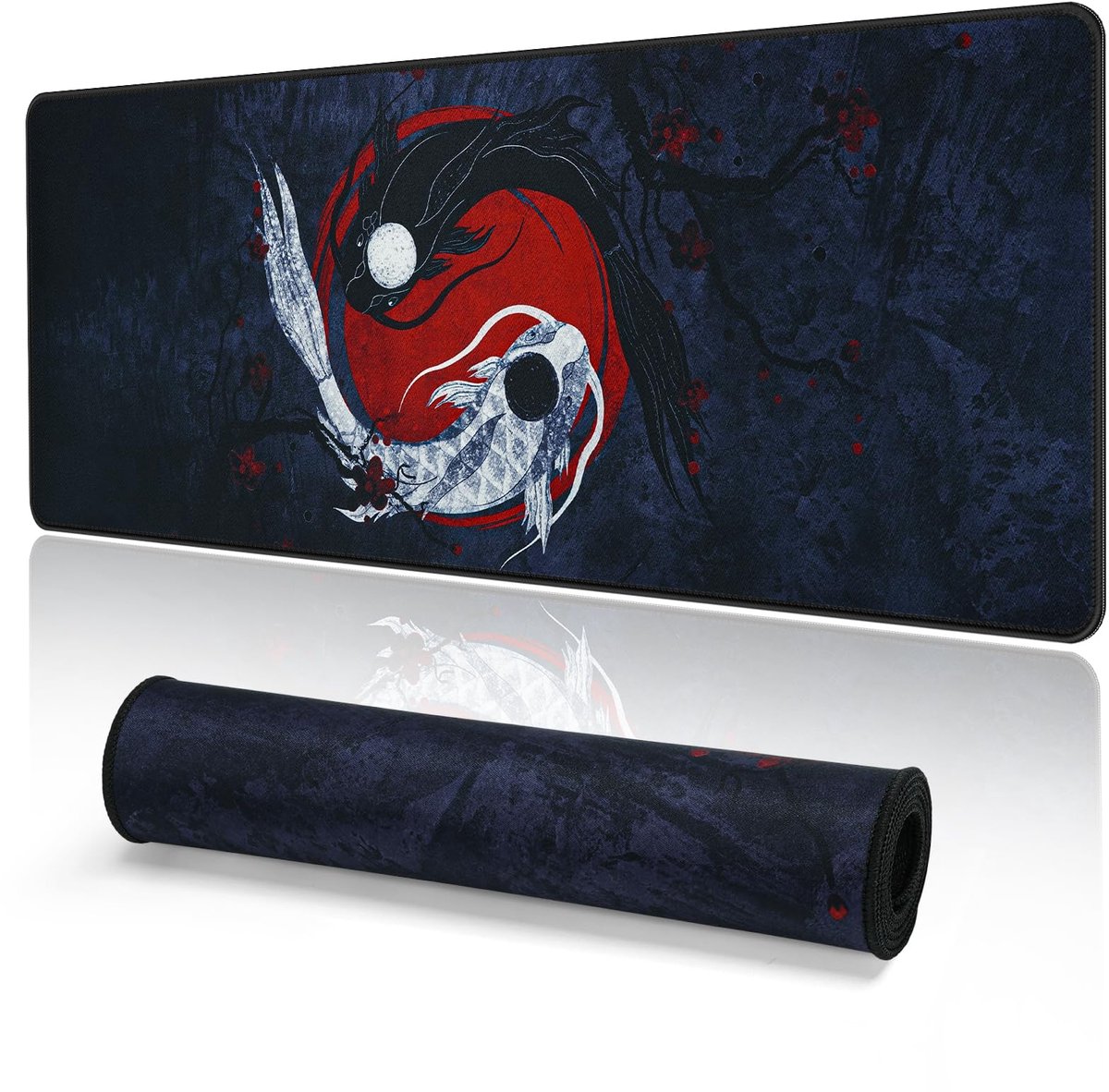 Gaming Muismat XXL - Met gestikte randen, waterdicht en antislip - Voor PC, MacBook, Laptop - 800 x 300 mm