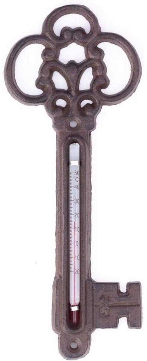 Gietijzeren Buitenthermometer in Landelijke Stijl - Temperatuurmeter voor Tuin en Buiten