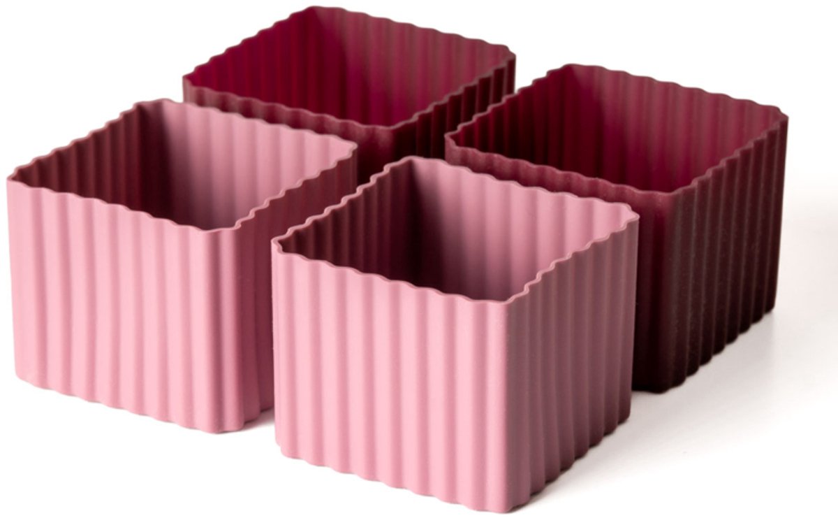 Lekkabox® Bento Vierkante Cups Plum