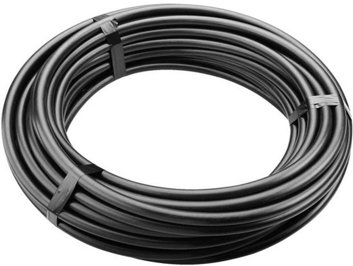 Polyethyleen Slang - Tuinslang - Bodemirrigatie - Speciaal voor ingraven - 25 mm x 25 m - Zwart