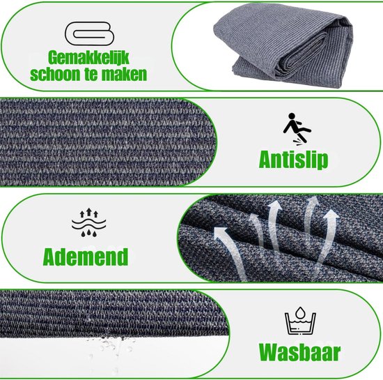ZRNS® Tenttapijt 300 x 500 cm - Inclusief Draagtas en Haringen - HDPE van zrns — afbeelding 4