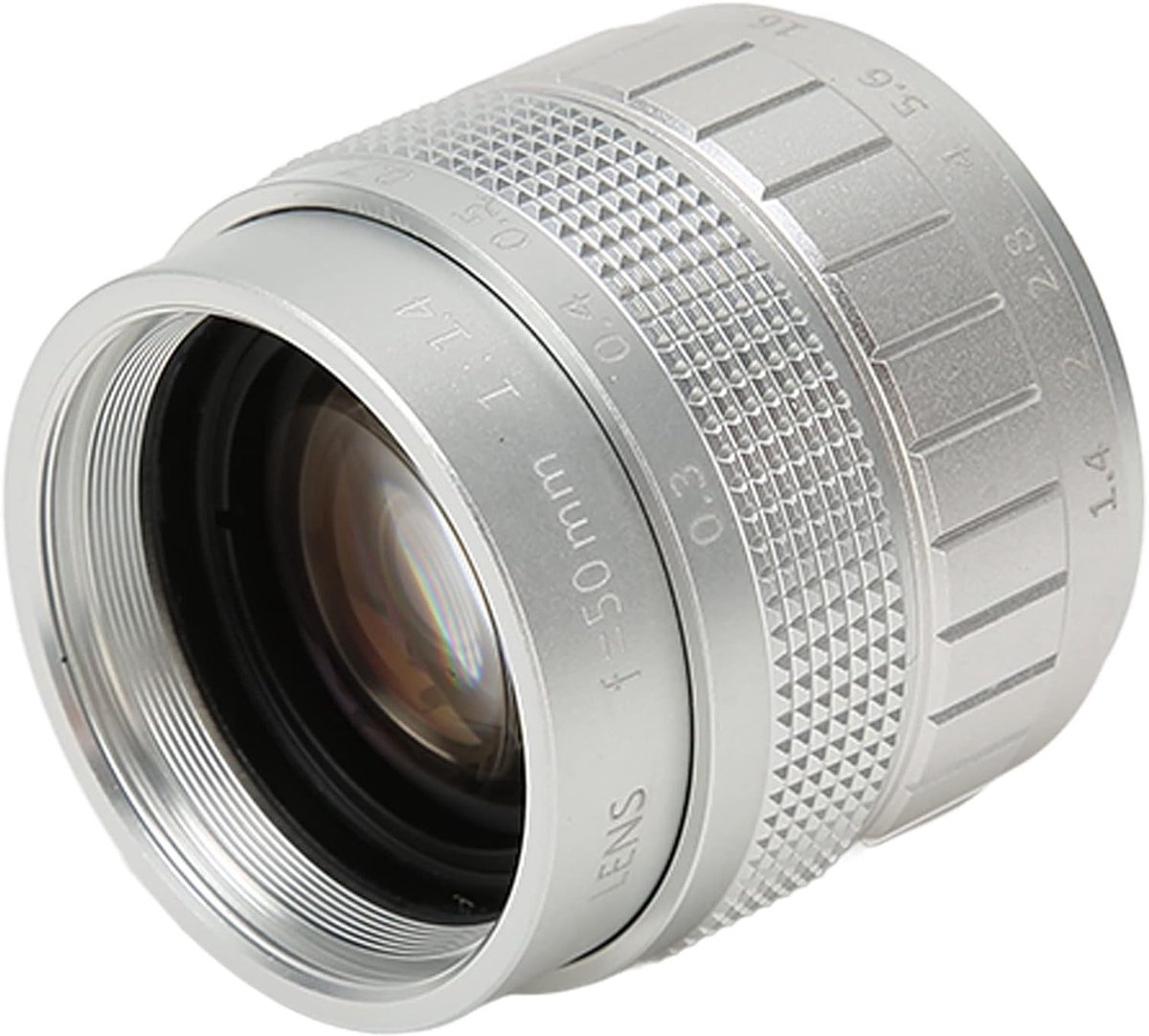 50mm F1.4 Handmatige Focus Prime Lens voor Microscoopcamera's - Ideaal voor Industrie, Landschappen en Portretten