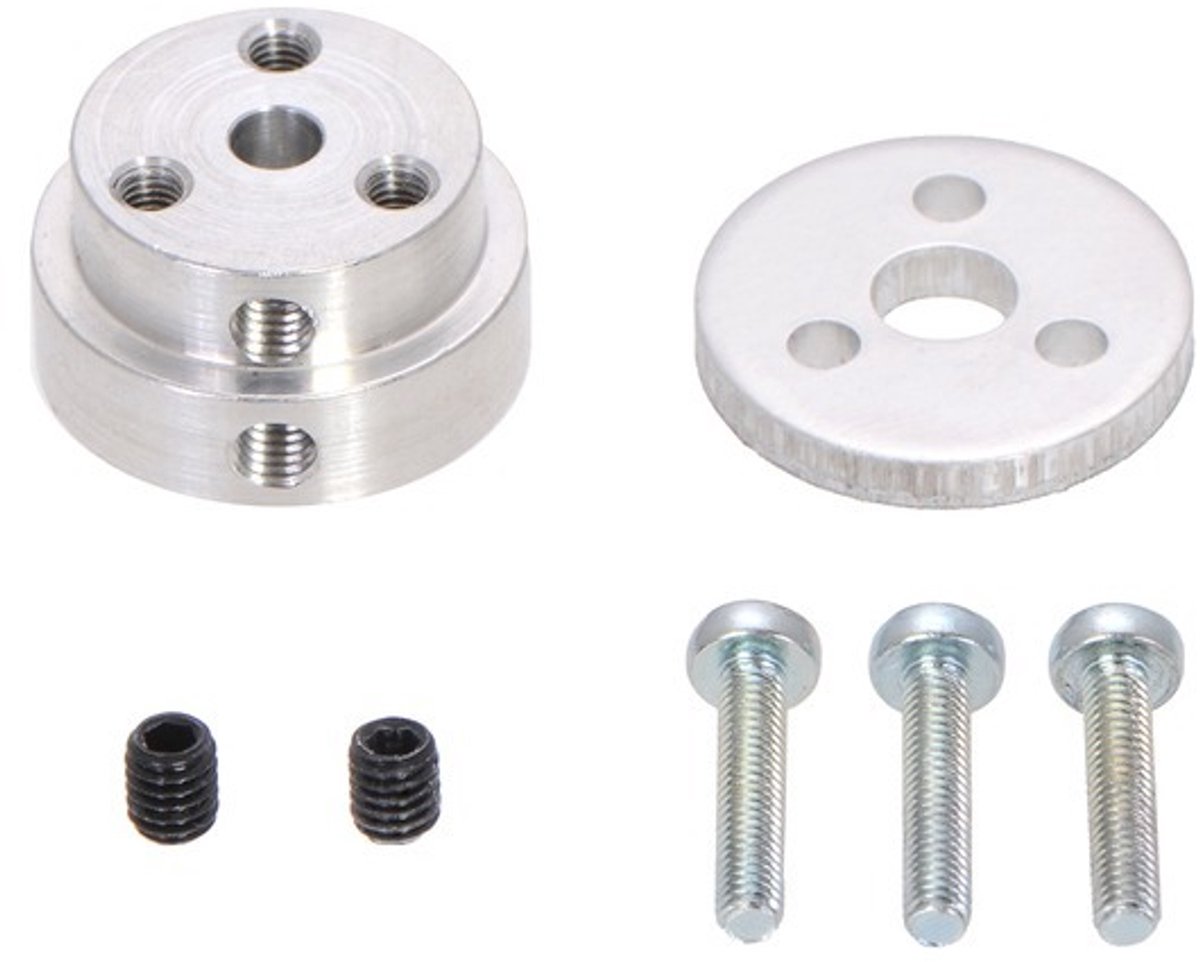 Aluminum Scooter Wheel Adapter for 4mm Shaft Pololu 2672