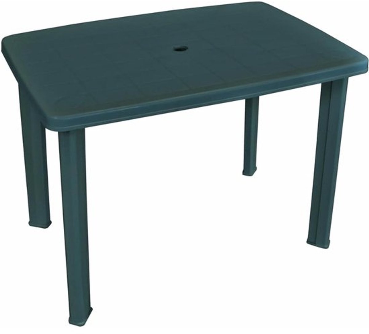 Tuintafel - Buitentafel Terras - Buiten Eten - Weerbestendig Kunststof - 101 x 68 x 72 cm - Groen