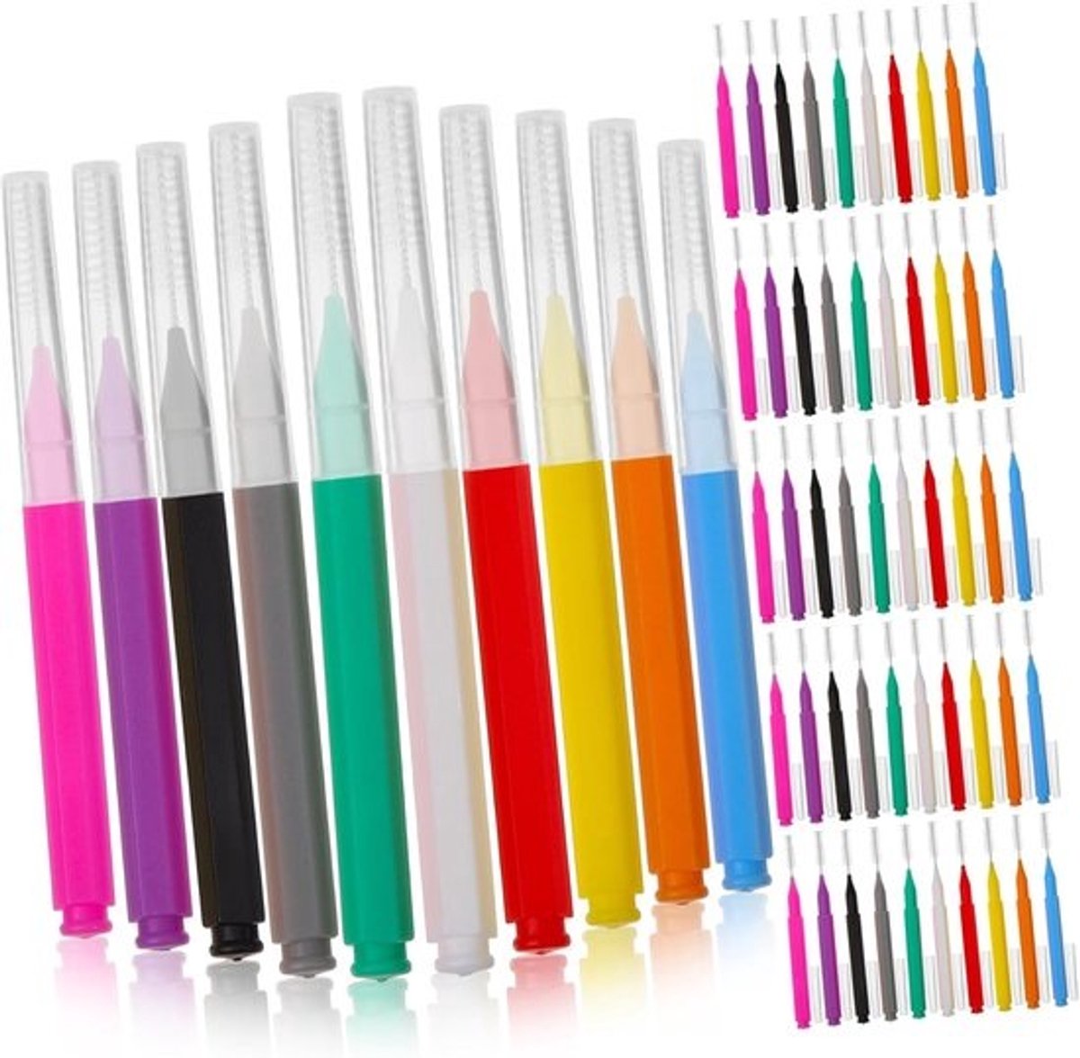 Interdentale Borstels - Tandenstokers - Mondhygiëne - 100 Stuks - Compact
