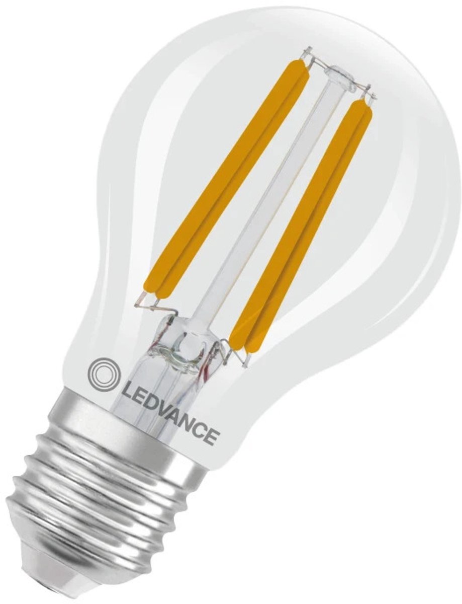 Ledvance - LED E27 Peer Filamentlamp - Classic Helder - 3.8W 806Lm - 2700K 827 Zeer Warm Wit | Dimbaar - Vervangt 60W