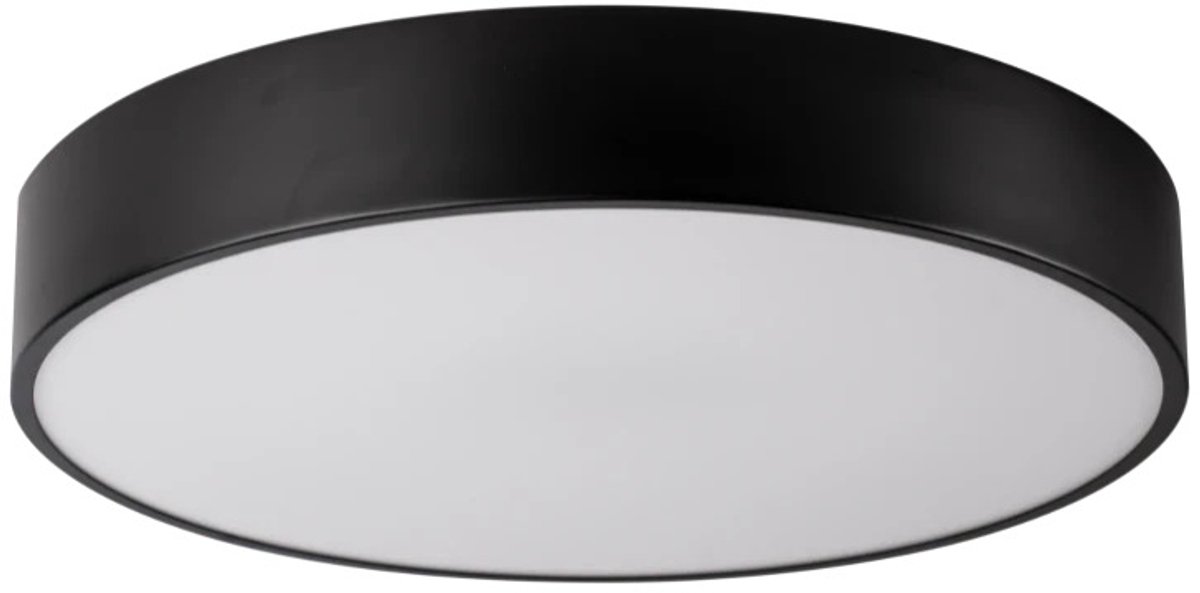 LED Plafond Lamp 24W 3200Lm 2700-6500K IP20 RA80 ZWART incl. afstandsbediening