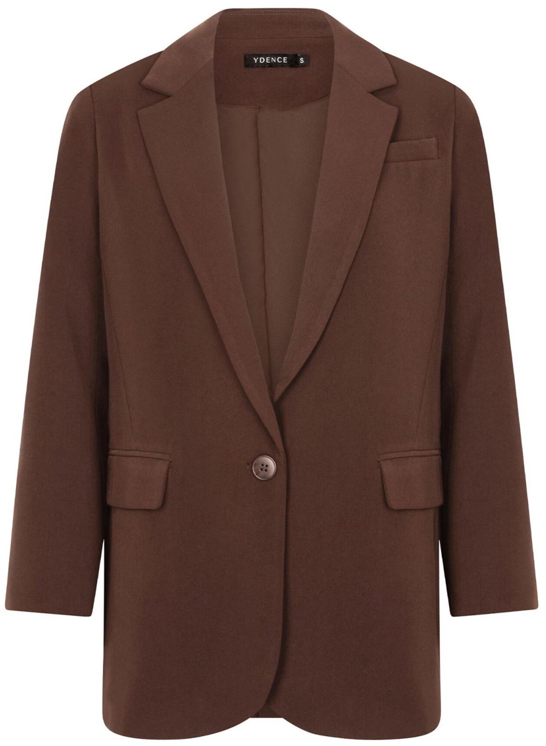 Ydence Blazer Blazer Maisie Fs2606 Dark Brown Dames Maat - S