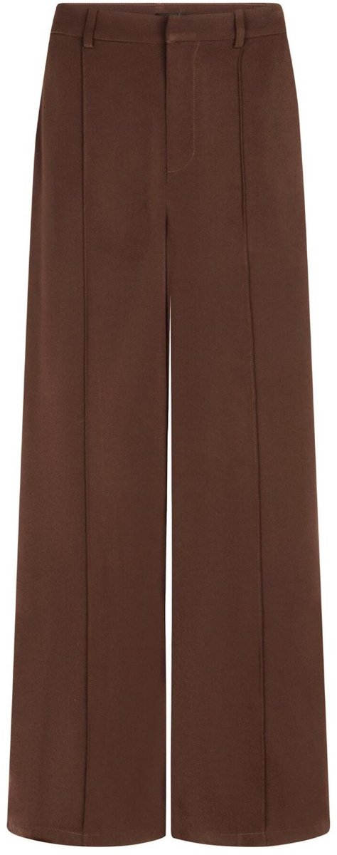 Ydence Broek Pants Geneve Tall Fs2664 Dark Brown Dames Maat - M