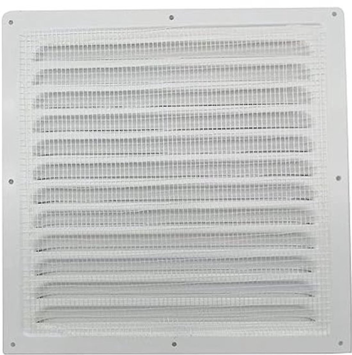 Vierkante ventilatierooster voor binnen en buiten, insectenwerende afdekking - 200 x 200 mm