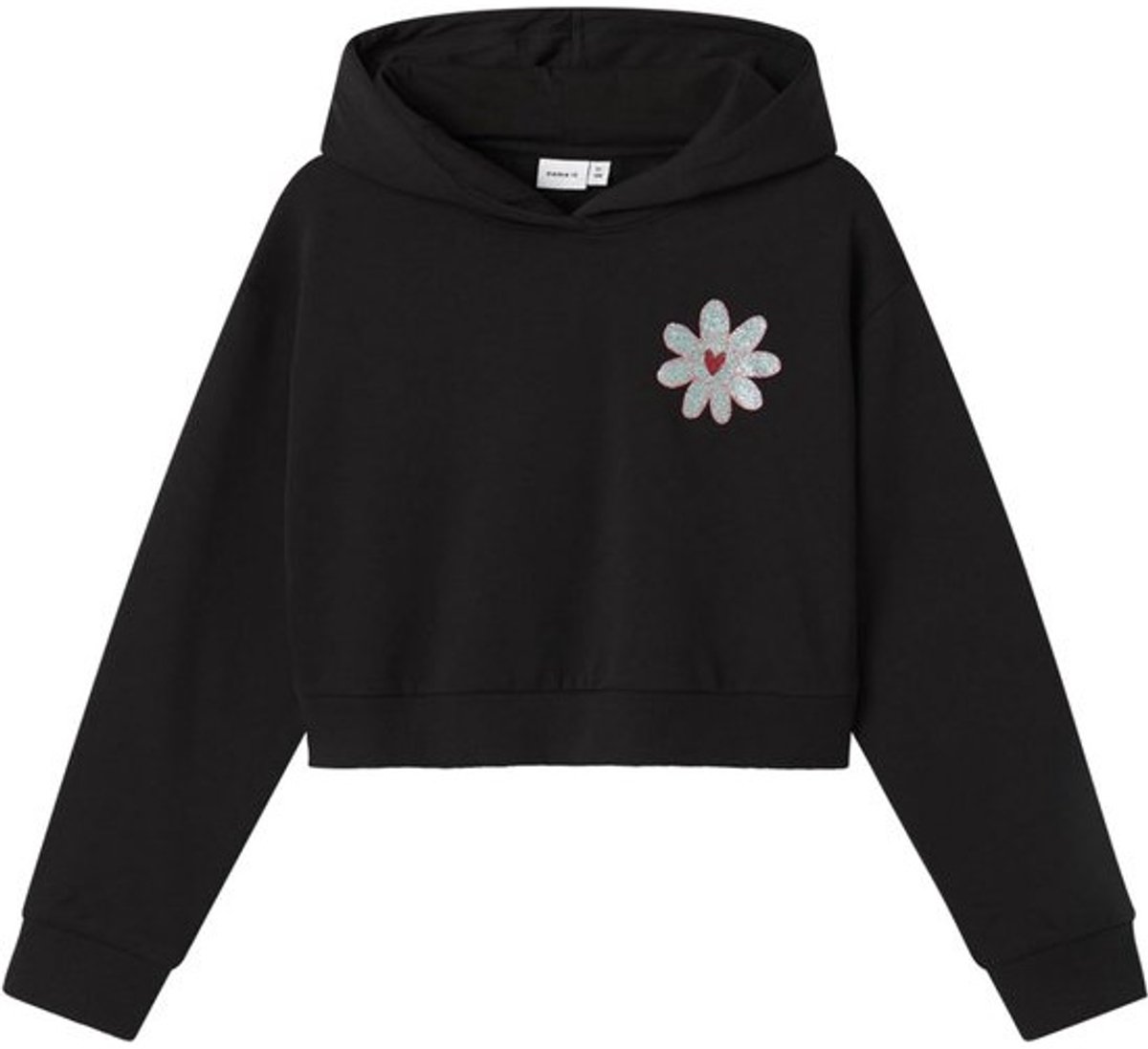 Cropped Sweater voor Meisjes met Lange Mouwen en Comfortabele Pasvorm