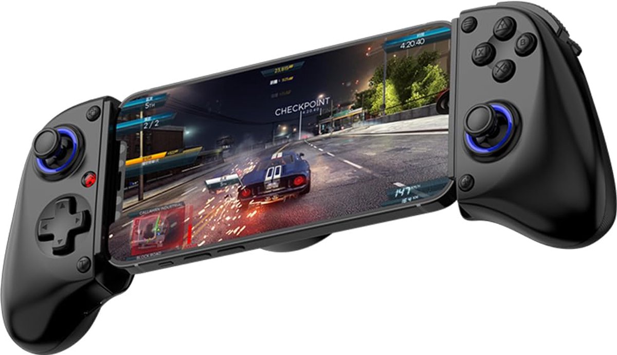 Bluetooth Gamecontroller, Draadloze Gamepad met Hall Effect Joystick en Triggers, Geschikt voor Nintendo Switch 2, iPhone, iPad, Android en Tablets, Ergonomische Controller voor Samsung