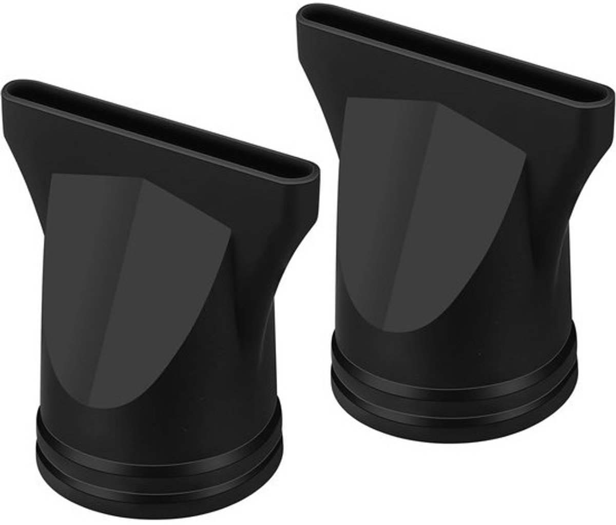 Haardroger Mondstukken - Universele Diffusers - Haar Stylen - Hittebestendig Nylon - 8 x 7.5 x 4.5 cm - Zwart