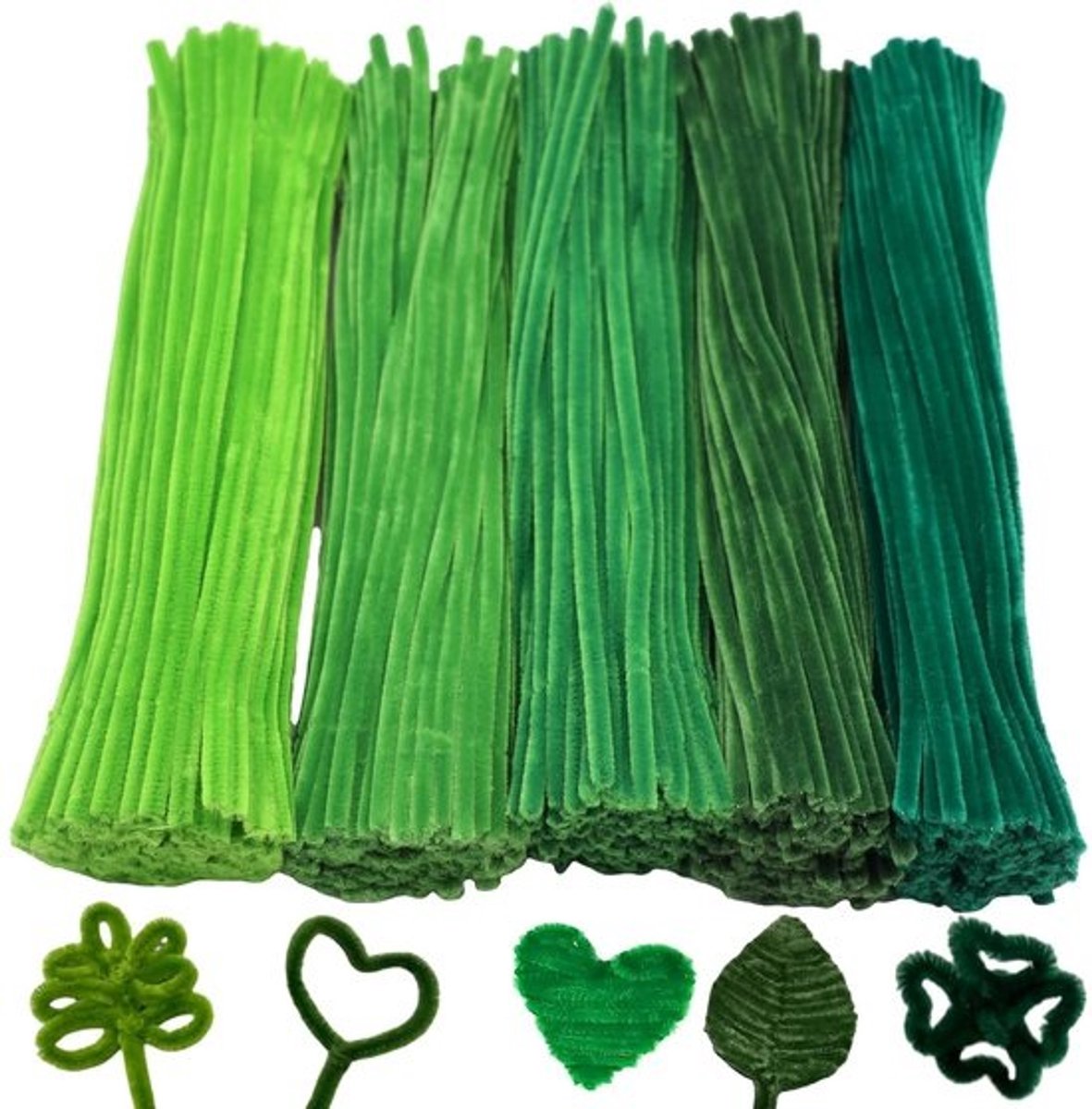 Pijpenreinigers Knutselset - Chenille Stengels - Creatieve Projecten - 500 Stuks Groot Pakket - 32cm Lengte - Meerdere Kleuren
