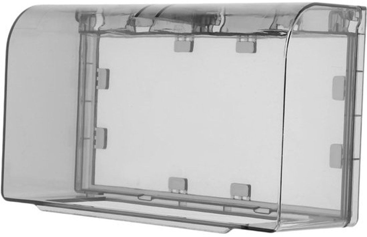 Stopcontact Beschermhoes - Veiligheid Cover - Buiten Gebruik - Verdikte Dubbele Outlet - 20 cm Lengte - Zwart