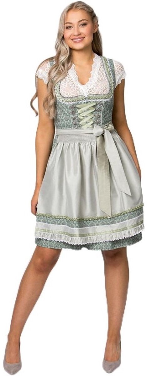 Dames Jurk - Traditionele Kleding - Feestelijke Gelegenheden - Bloemenprint en Ruffles - Rood