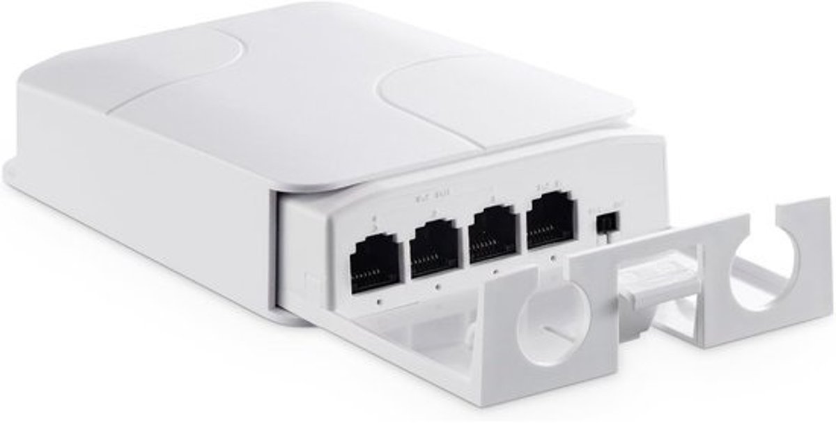 PoE Extender - Netwerk Versterker - Buiten Gebruik - 4 Poorten 100M - Compact Formaat
