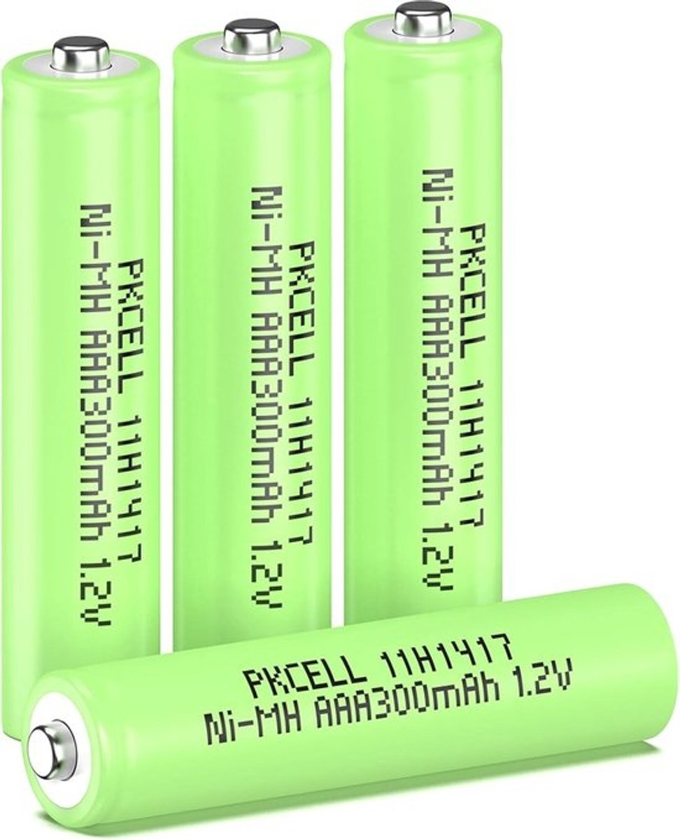 Oplaadbare Batterijen - AAA Accu's - Tuinverlichting Opladen - Voorgeladen en Herbruikbaar - 300 mAh