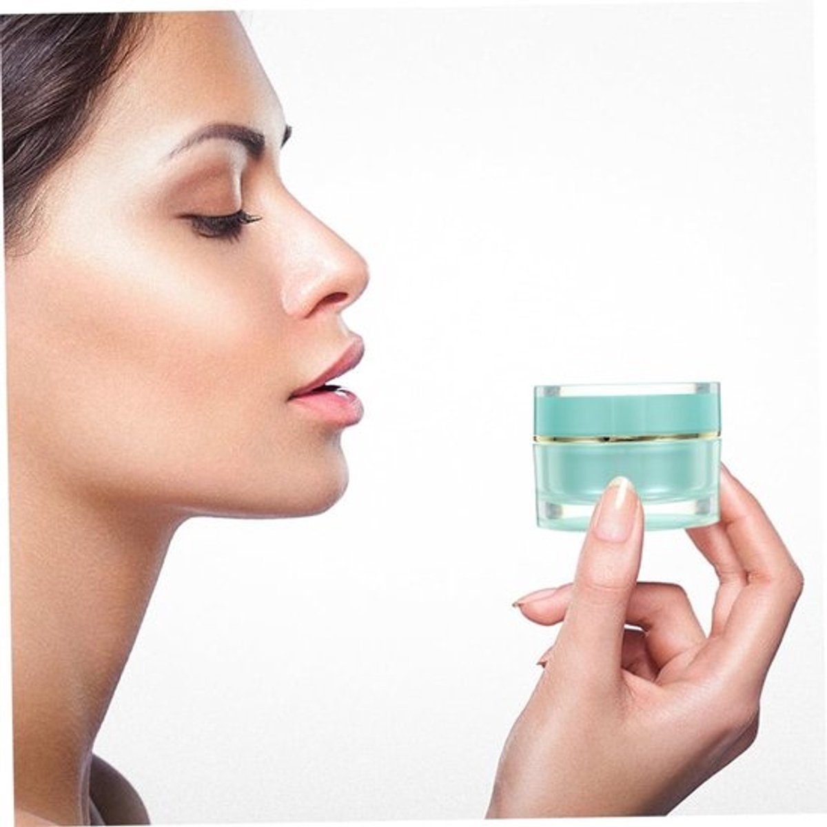 Cosmetica Potjes - Reis Containers - Huidverzorging Opbergen - Transparant Ontwerp - 6x6x4.5cm - Transparant