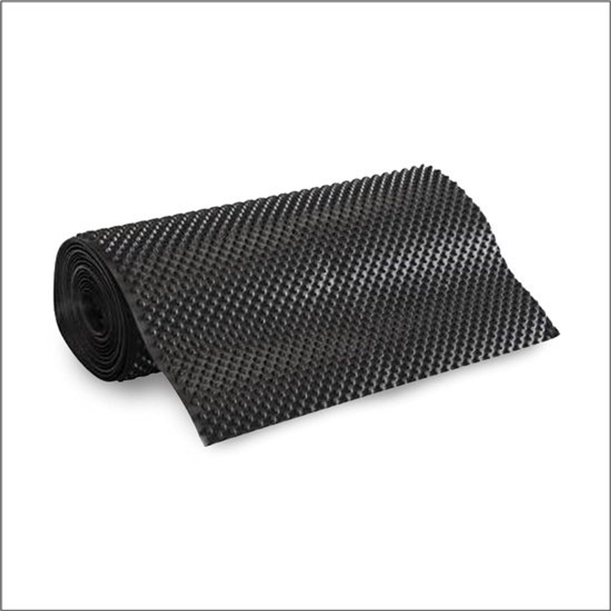 Noppenfolie Bescherming - Folie Muur Bescherming - Bouw Tuin - Hoge Drukweerstand - 0.5m x 20m - Zwart