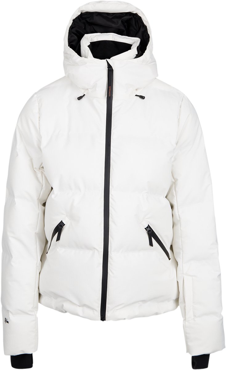 Brunotti Erin Skijas Dames Snow Ski Jas Wintersport Warme isolatie 15K Ademend en Waterdicht Wit