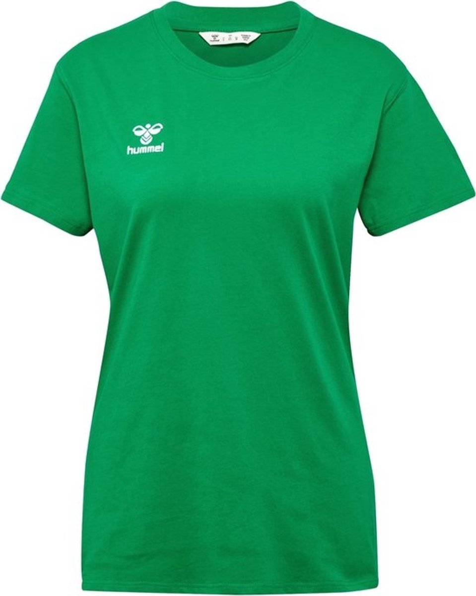 Dames T-shirt van biologisch katoen met borduurwerk