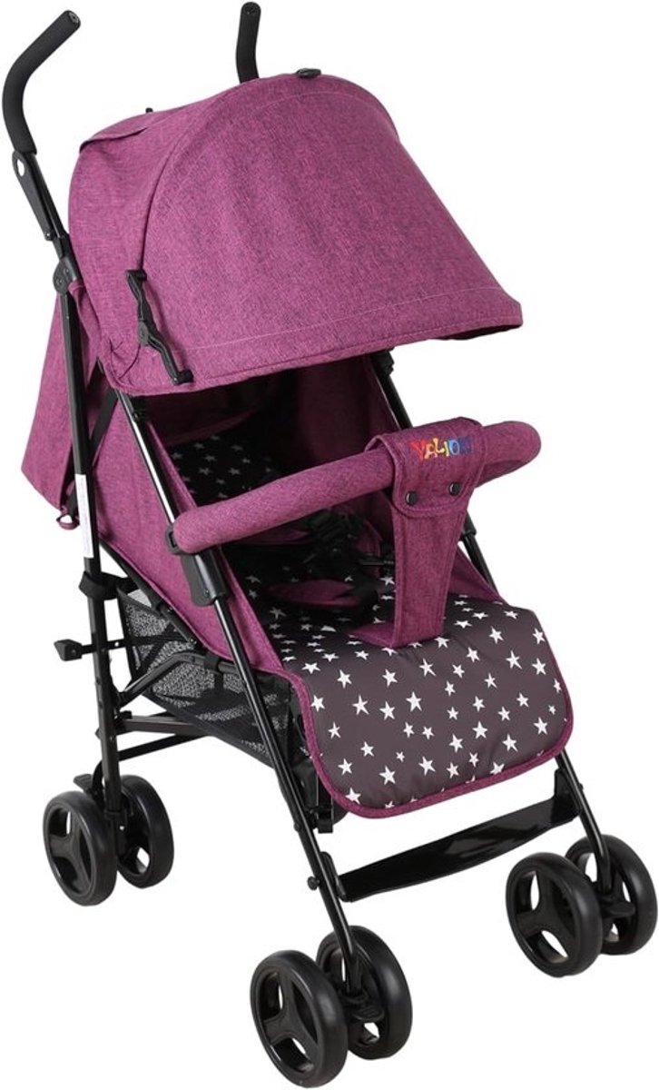 Inklapbare Kinderwagen Voor Kinderen Tot 15 Kg Met 5 Ligposities En 360° Wielen