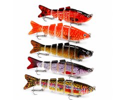 Fish-Xpro Swimbait Set - 5 Stuks - 10 cm - 17 g - Zinkend - Tacklebox