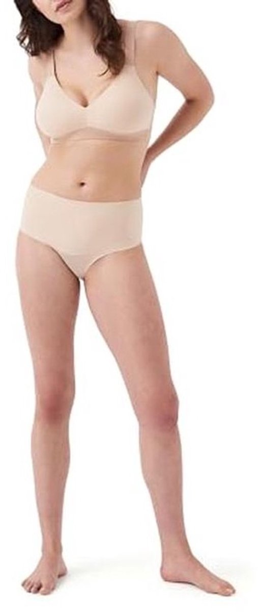 Dames Onzichtbare Brief Ondergoed, Soft Nude, XL