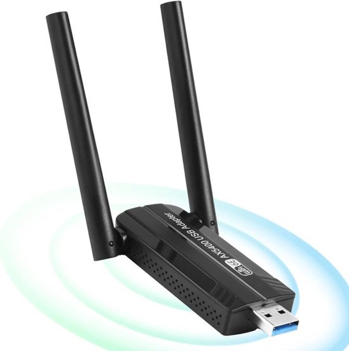 Krachtige USB WiFi Adapter 3000Mbps voor Windows - WiFi 6E Dual Band Dongle