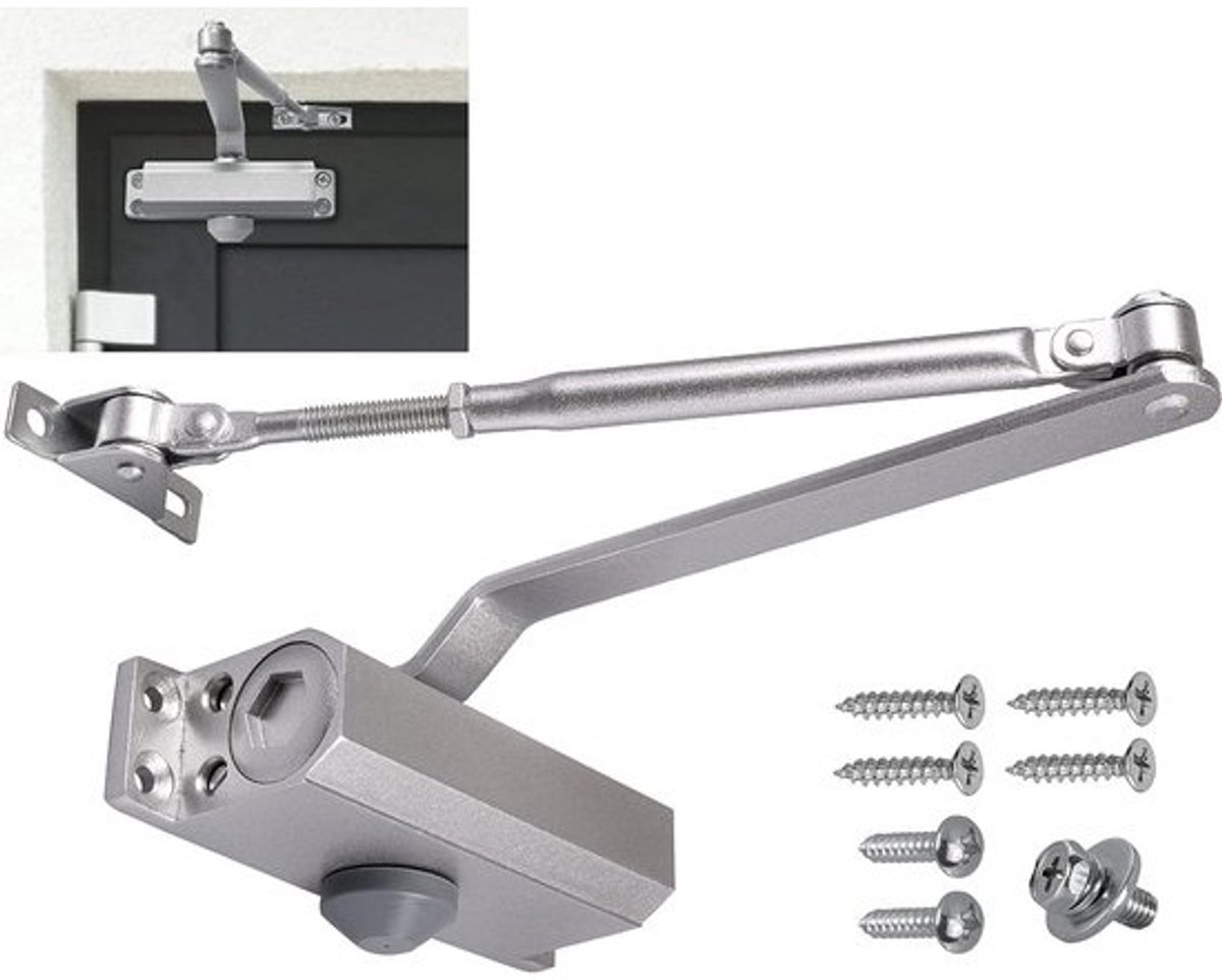 Hydraulische Automatische Deurdranger Verstelbaar voor Binnen- en Buitendeuren