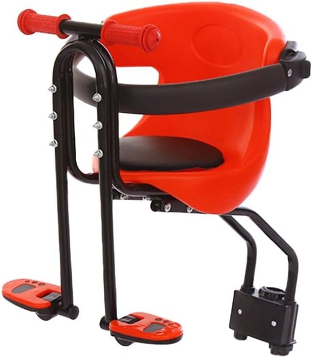 Universele Fiets Voorstoel voor Kinderen met Veiligheidsbeugel en Voetsteunen - 20kg Draagkracht