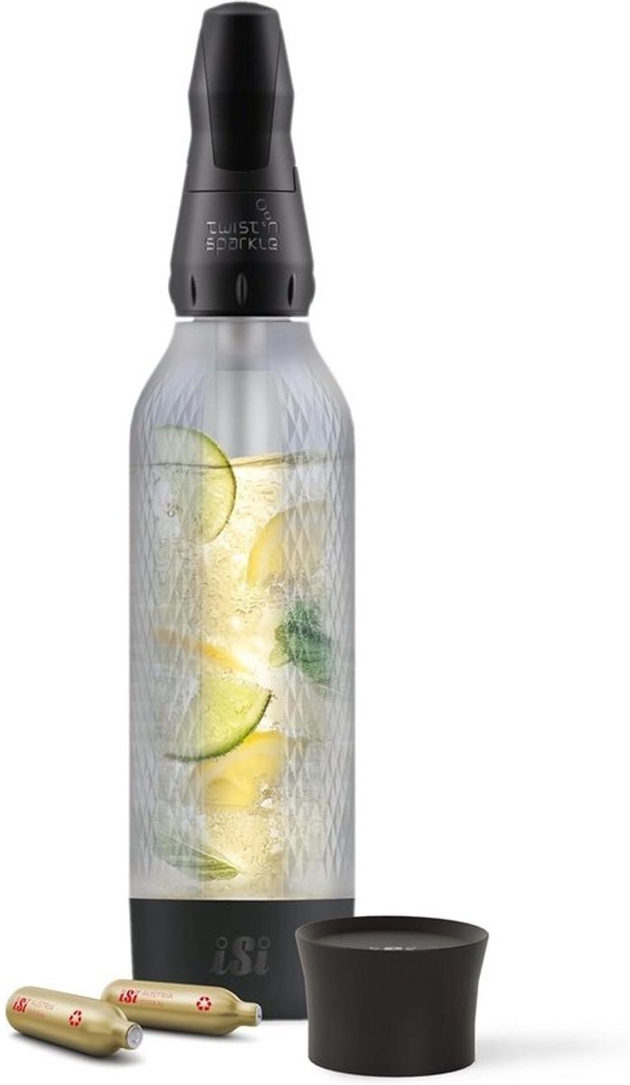 Bruiswater Maker 0.95L - Zelf Koolzuur Toevoegen aan Water, Sap & Cocktails