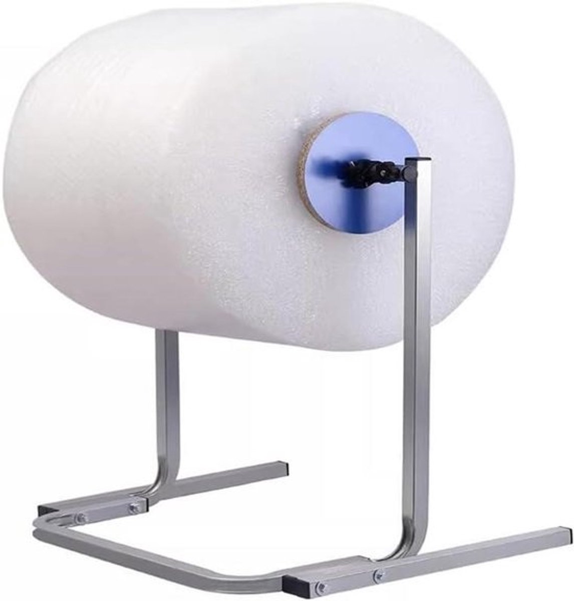 Opvouwbare Standaard - Rolhouder Folie - Materiaal Organiseren - Driehoekige Steun - 130cm Breed - Zilver