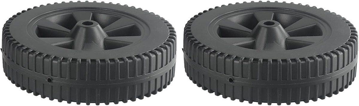 Set van 2 Vervangingswielen voor 7 Inch BBQ Grill - Duurzame Plastic Grillwielen en Accessoires