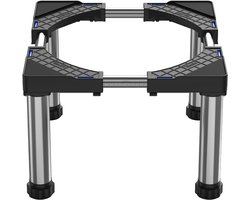 Ploutos® Wasmachine Verhoger - Wasmachine Sokkel - Wasmachine Onderstel - Zwart - 43cm x 25cm x 12cm