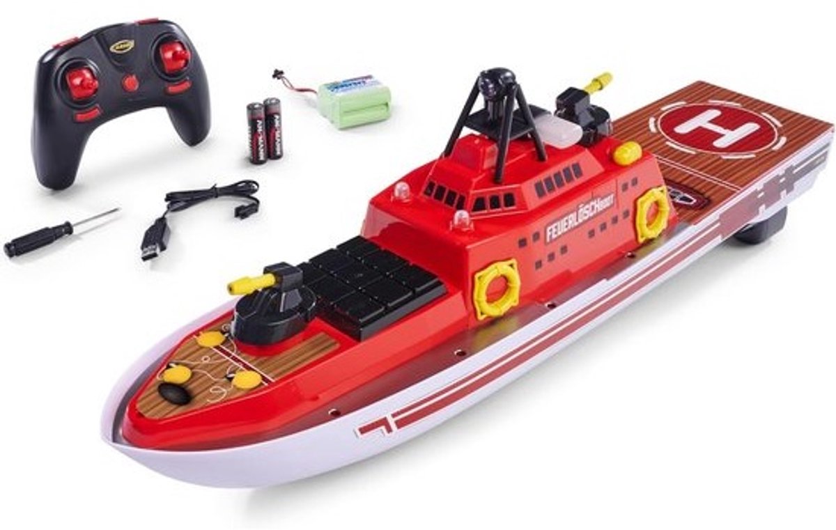 RC Boot - Waterspuit Boot - Waterpret - Afstandsbedienbare Spuit - 56 cm - Blauw