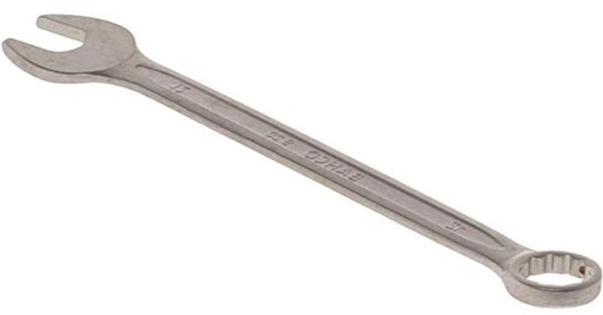 Combinatiesleutel - Ringsleutel - Klusserij - 20 graden schuin - 14 mm - Multicolor