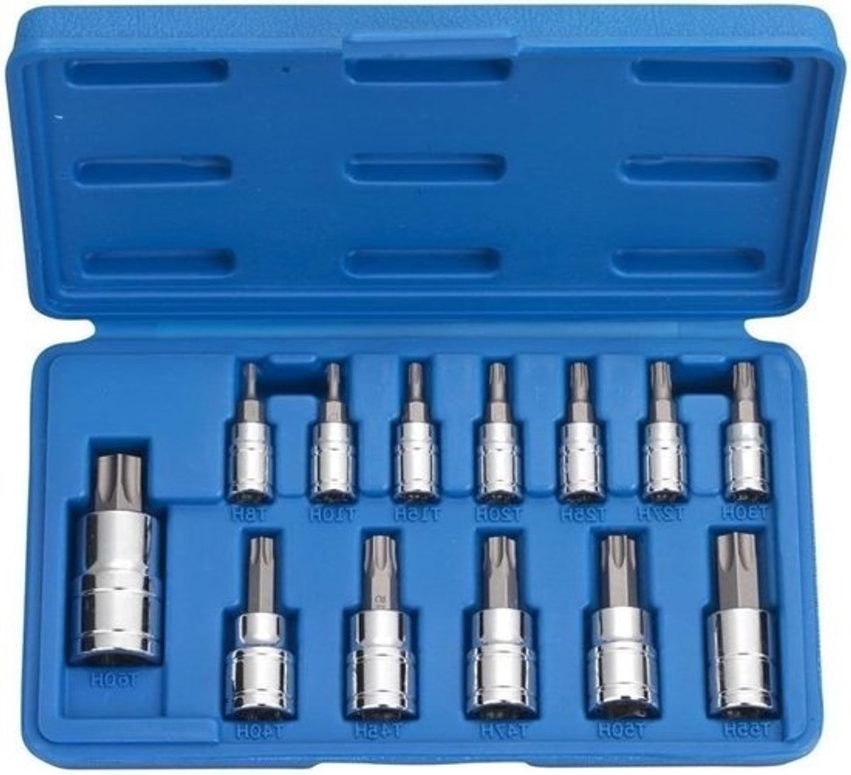 Torx Bit Socket Set - Torx Bit Set Ster Bit Set - Vastschroeven Repareren - Sabotage Proof - 13-delige Set