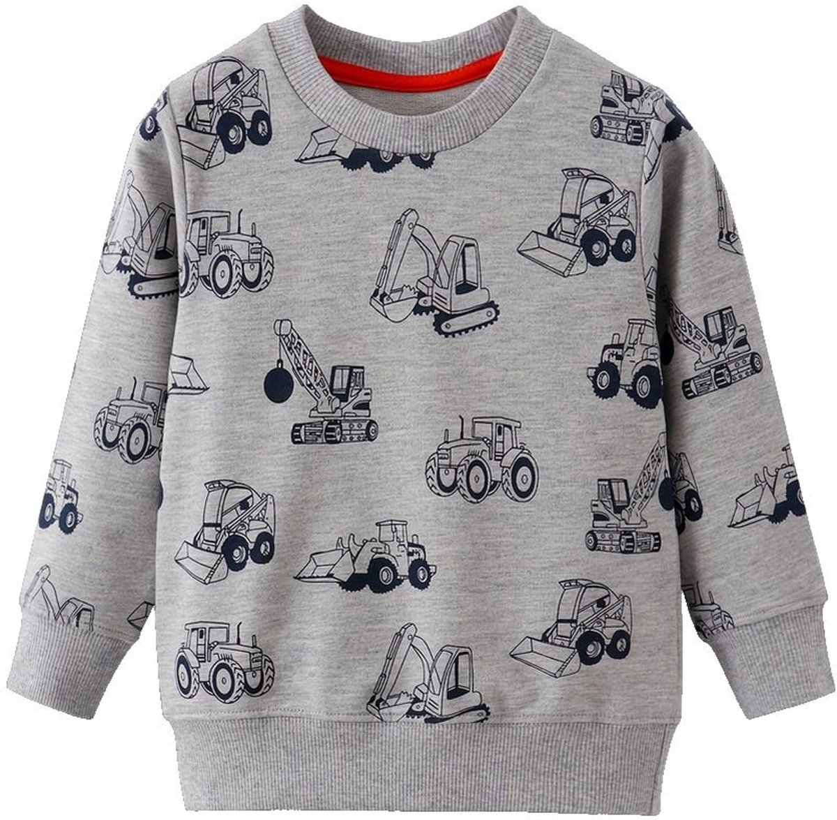 Currero Sweater Jongens Sweaters Sweatshirt Hoodie Warme Trui Pullover Jumper Crewneck Vest 4 Jaar Grijs