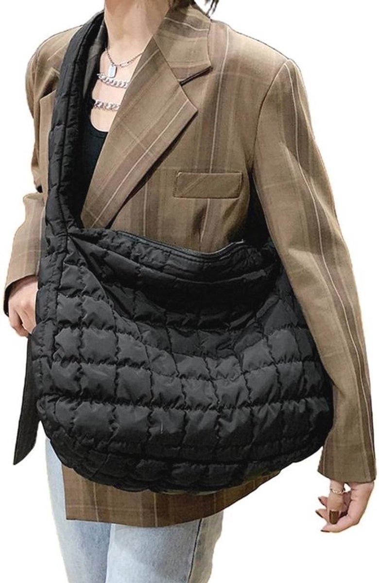 Dames Handtas Shopper - Winterse Grote Schoudertas voor Kantoor en School