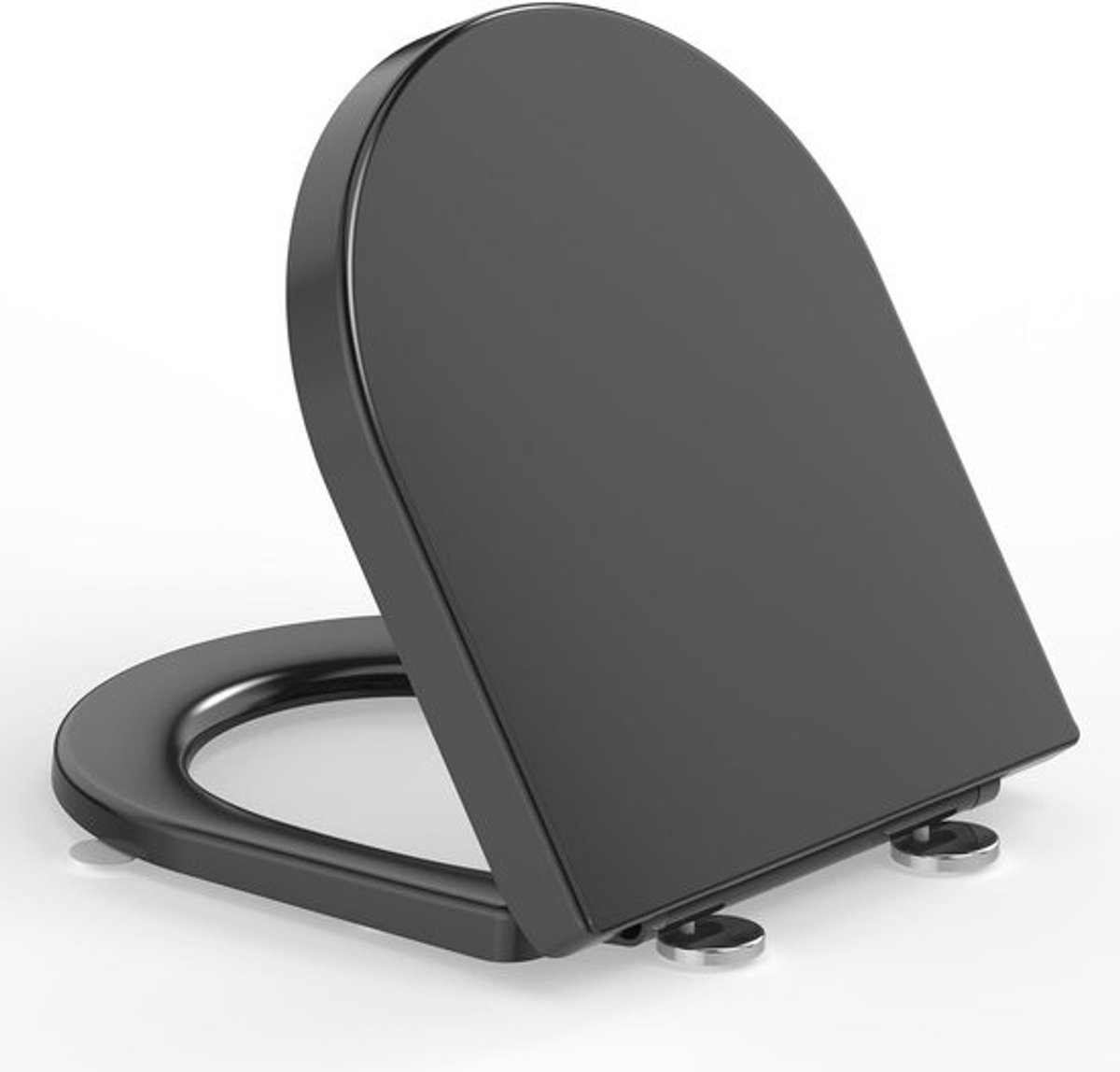 D-vormige toiletbril met softclose en Quick-Release voor eenvoudige reiniging