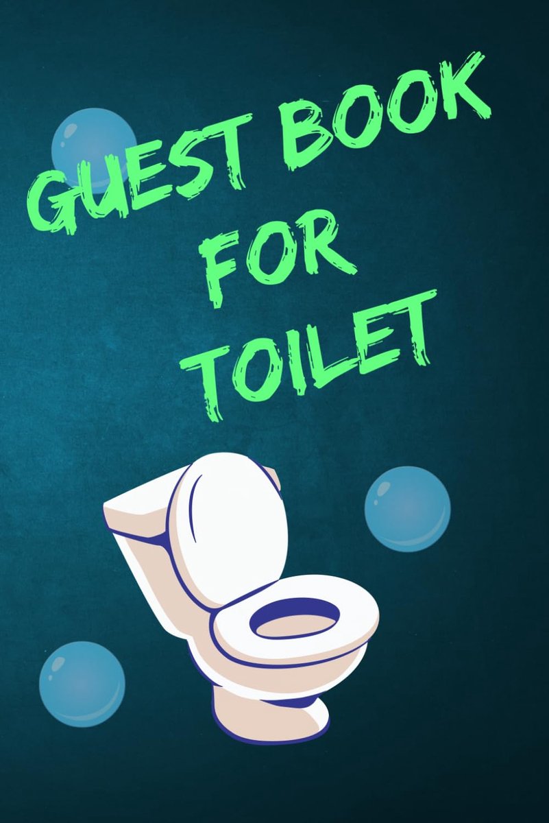 Guest Book for Toilet: toilet, wc, shit, lough, smile, loo - ShopVlot