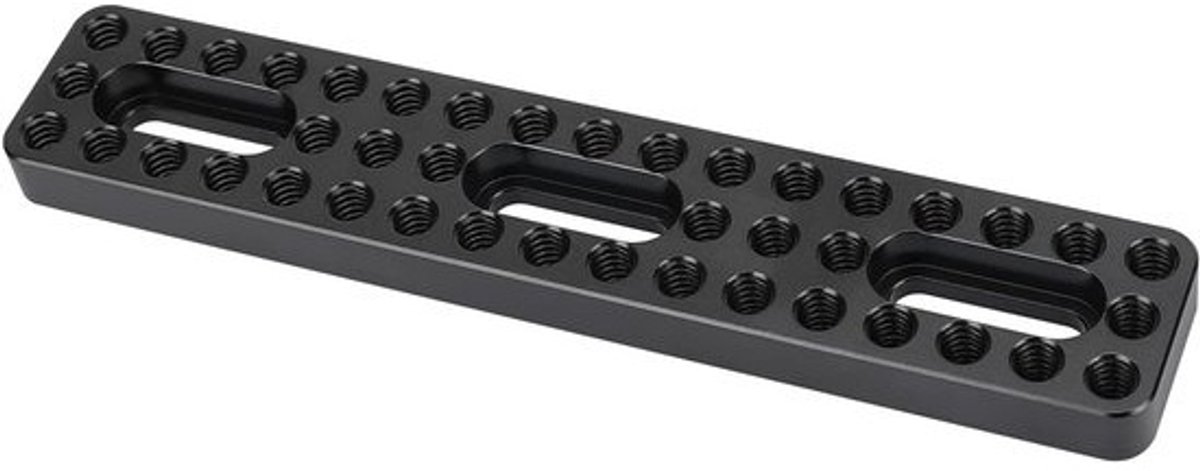 CAMVATE Camera bodemplaat verlenging, lange kaasplaat met meerdere 1/4 inch 20 schroefgaten voor DLSR-camera zelfbouw - 3037
