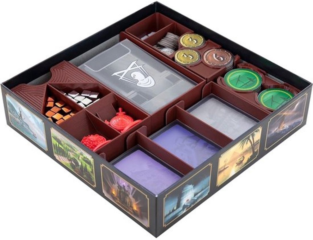 Organizer compatibel met 7 Wonders Duel - kernspeldoos