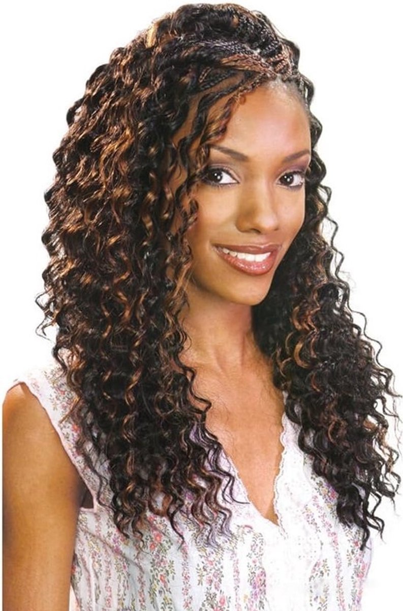 Synthetisch Vlechtvrij Haar 22 Inch Deep Twist Bulk Voor Crochet Braids