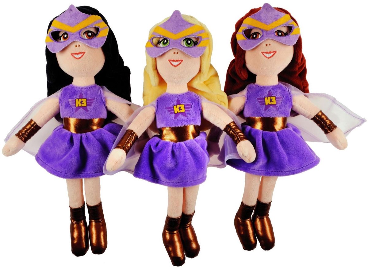 K3 - Knuffel - Pluche knuffel Superhelden - Hanne - 30 cm — cadeau in Spellen & Speelgoed - foto 2